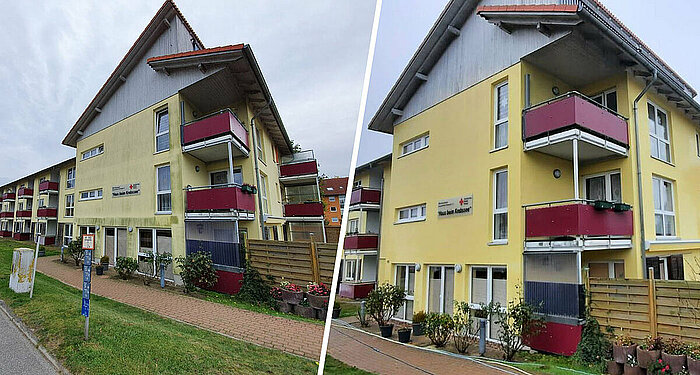 Fassadenreinigung Stralsund: Jetzt kostenfreie Beratung anfordern und Hauswand reinigen lassen.